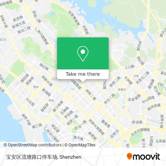 宝安区流塘路口停车场 map