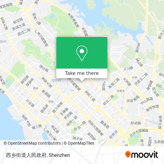 西乡街道人民政府 map