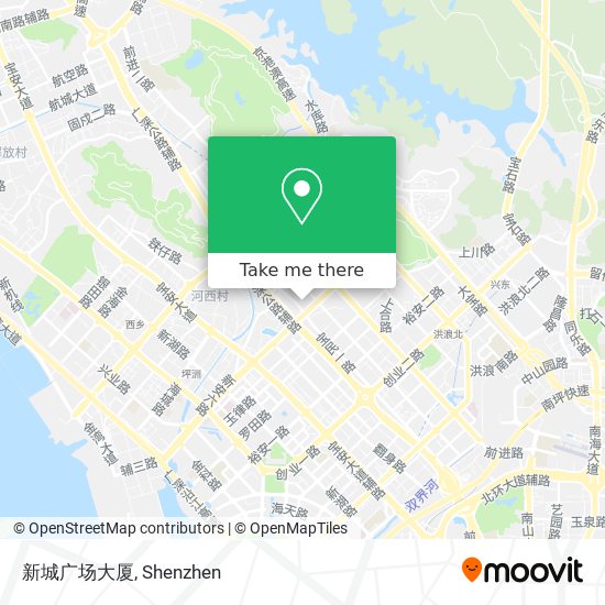 新城广场大厦 map