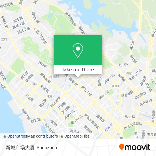 新城广场大厦 map