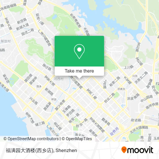 福满园大酒楼(西乡店) map
