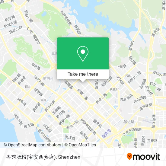 粤秀肠粉(宝安西乡店) map