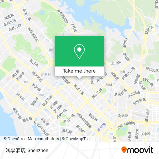 鸿森酒店 map
