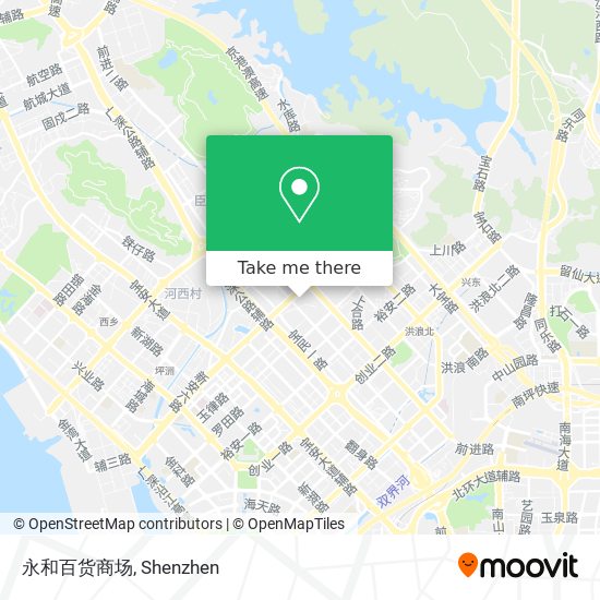 永和百货商场 map