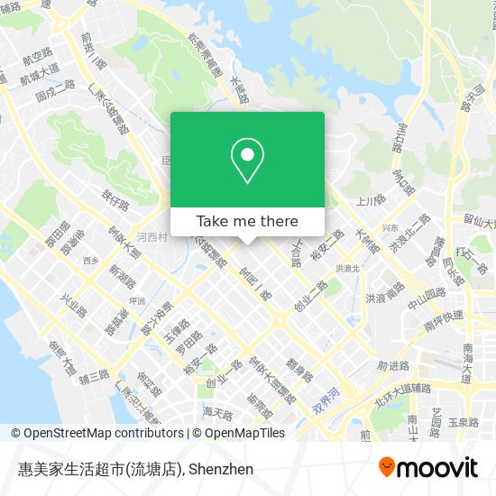 惠美家生活超市(流塘店) map