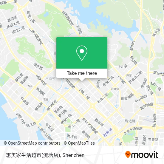 惠美家生活超市(流塘店) map
