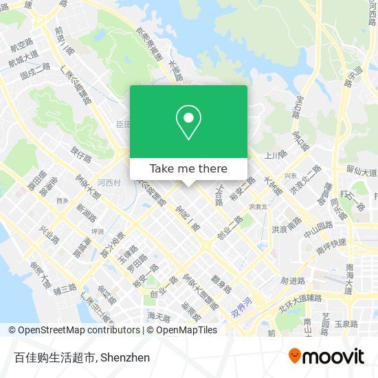 百佳购生活超市 map