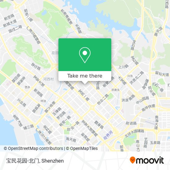 宝民花园-北门 map