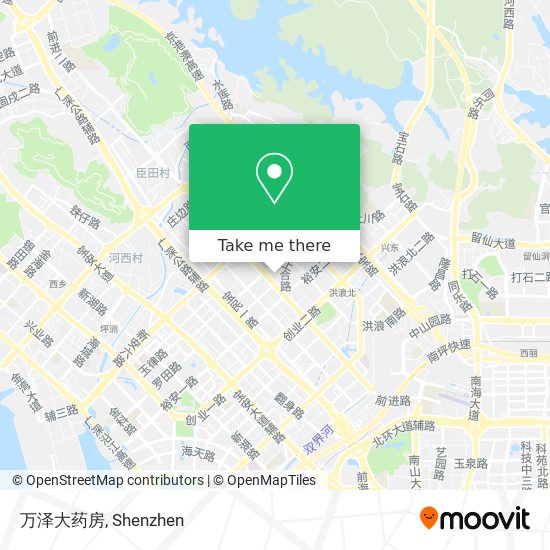 万泽大药房 map