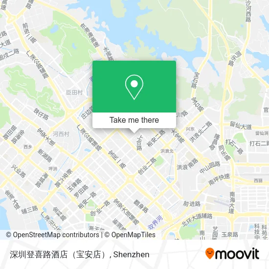 深圳登喜路酒店（宝安店） map