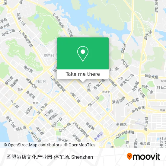 雁盟酒店文化产业园-停车场 map