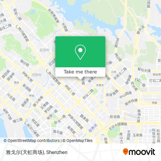 雅戈尔(天虹商场) map
