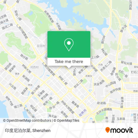 印度尼泊尔菜 map