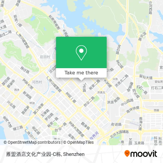 雁盟酒店文化产业园-C栋 map