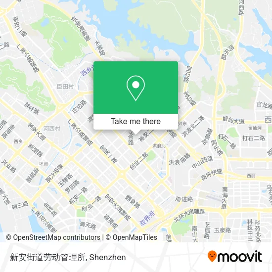 新安街道劳动管理所 map