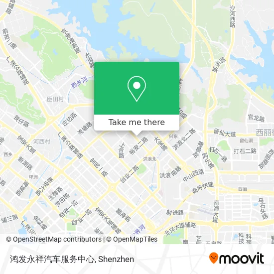 鸿发永祥汽车服务中心 map