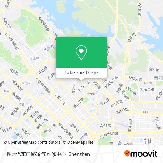 胜达汽车电路冷气维修中心 map