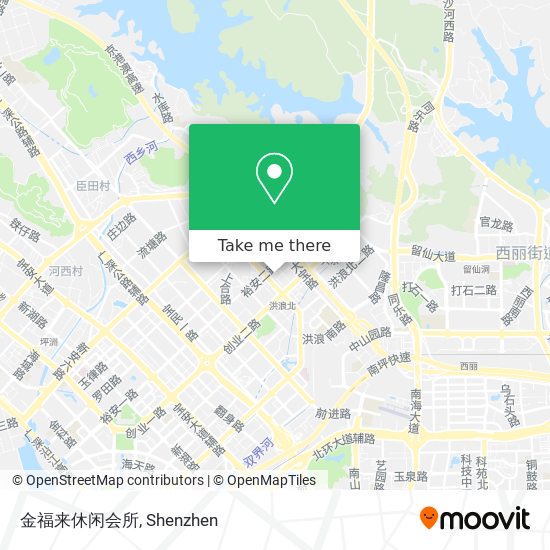 金福来休闲会所 map