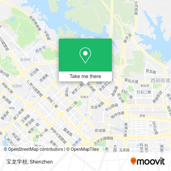 宝龙学校 map