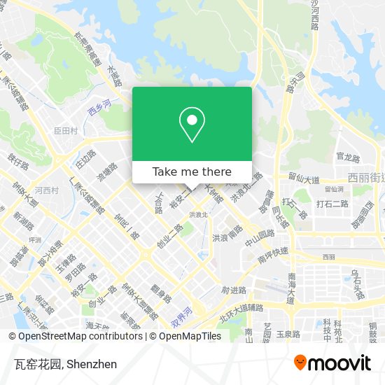 瓦窑花园 map