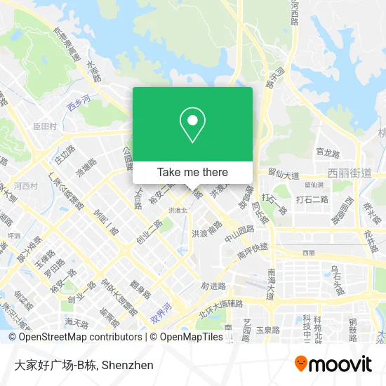 大家好广场-B栋 map