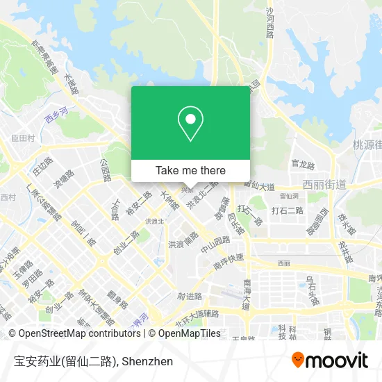 宝安药业(留仙二路) map