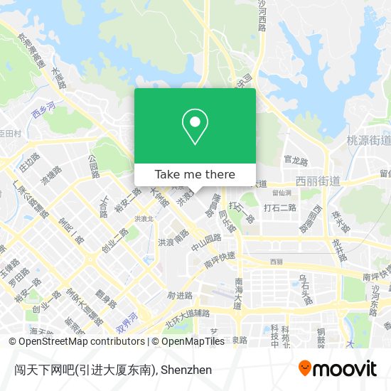 闯天下网吧(引进大厦东南) map