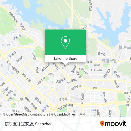 筷乐五味宝安店 map