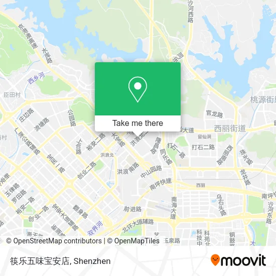 筷乐五味宝安店 map