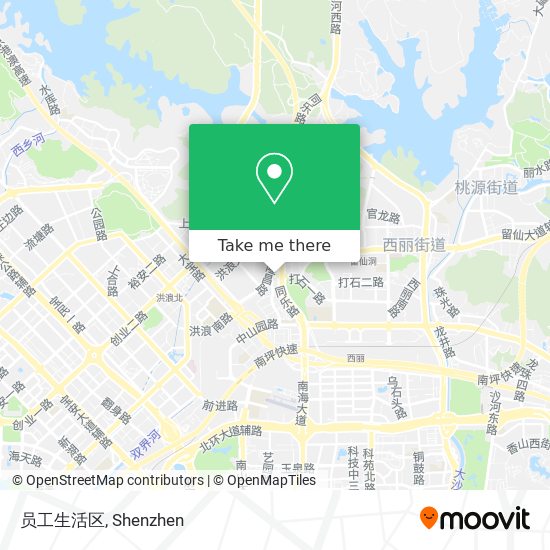 员工生活区 map