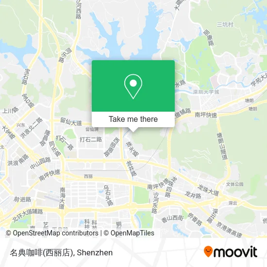 名典咖啡(西丽店) map