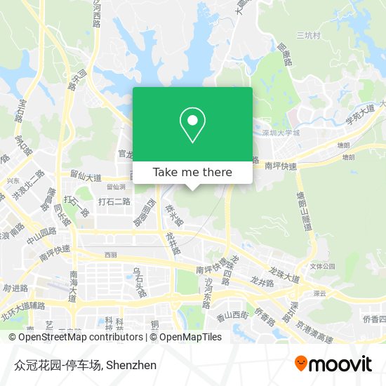 众冠花园-停车场 map