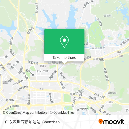 广东深圳丽新加油站 map