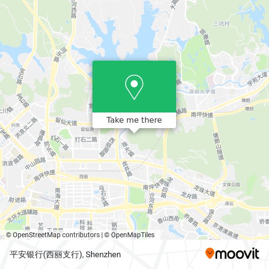 平安银行(西丽支行) map