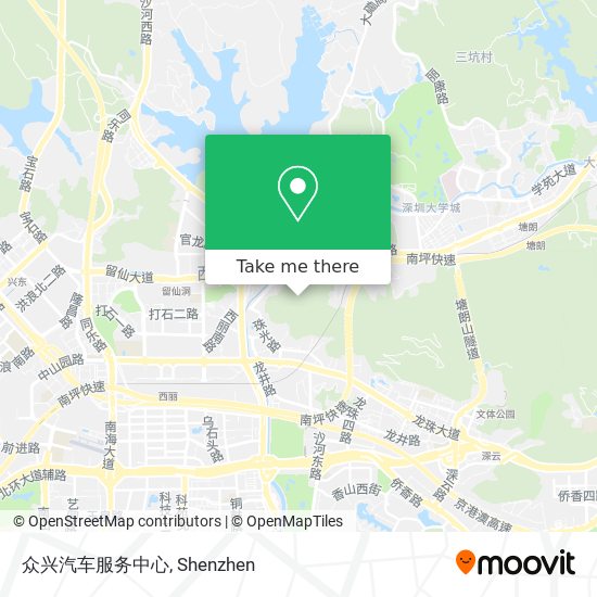 众兴汽车服务中心 map
