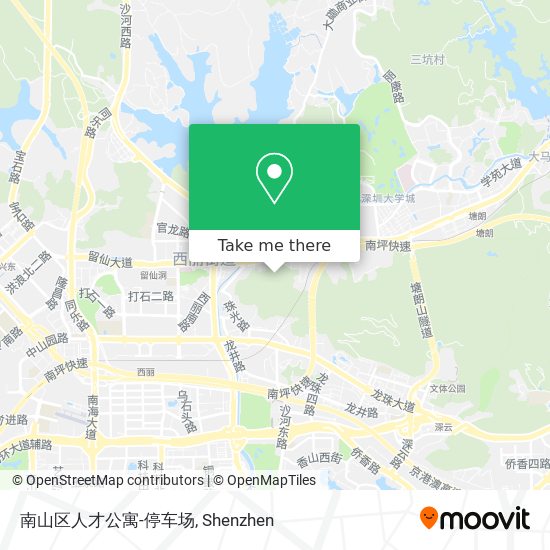 南山区人才公寓-停车场 map
