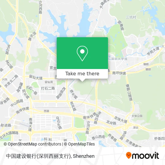 中国建设银行(深圳西丽支行) map