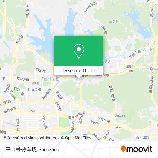 平山村-停车场 map