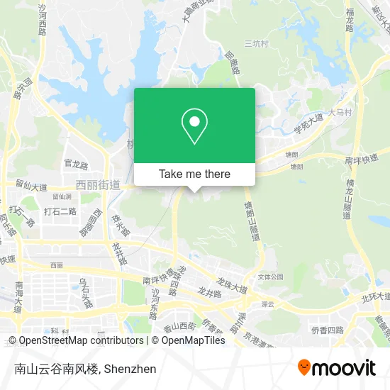 南山云谷南风楼 map