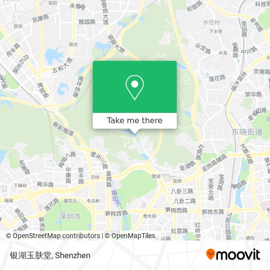 银湖玉肤堂 map