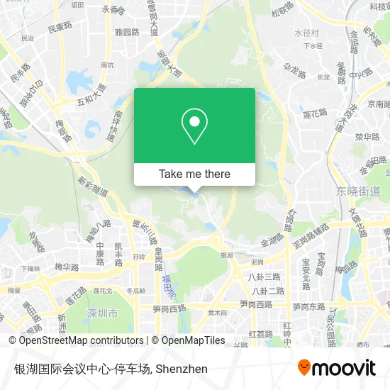 银湖国际会议中心-停车场 map