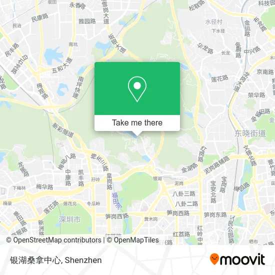 银湖桑拿中心 map