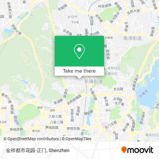 金祥都市花园-正门 map