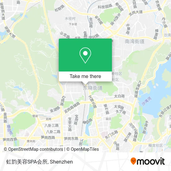 虹韵美容SPA会所 map