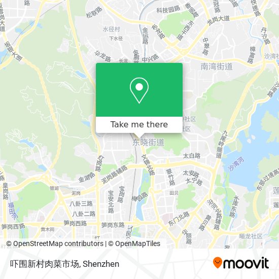 吓围新村肉菜市场 map
