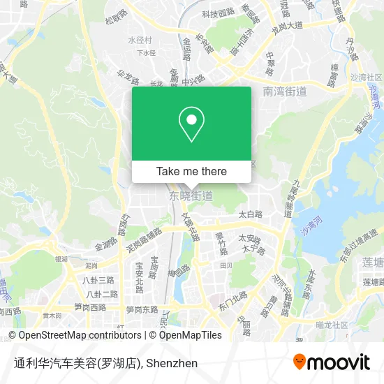 通利华汽车美容(罗湖店) map