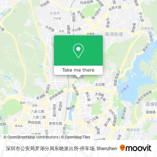 深圳市公安局罗湖分局东晓派出所-停车场 map