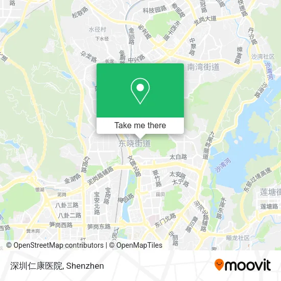 深圳仁康医院 map