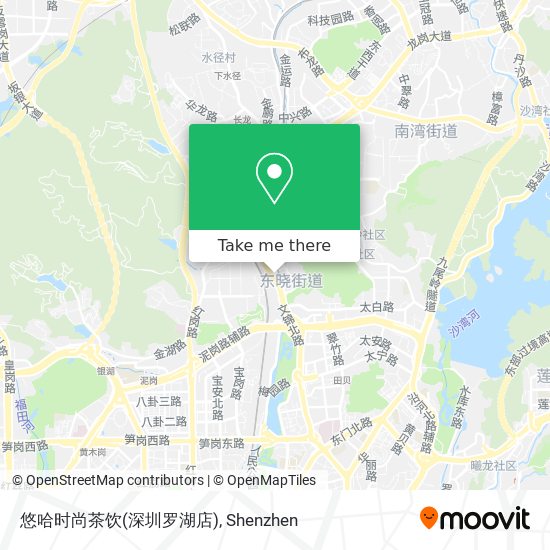 悠哈时尚茶饮(深圳罗湖店) map