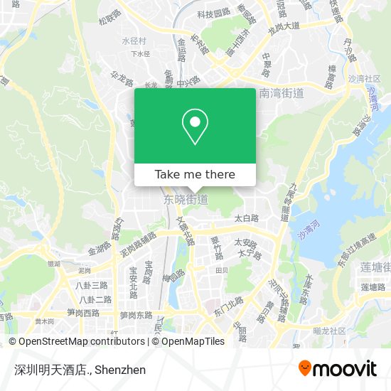 深圳明天酒店. map